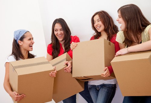 Professional movers assisting with a home relocation