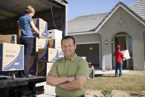 Experienced movers handling special items during relocation