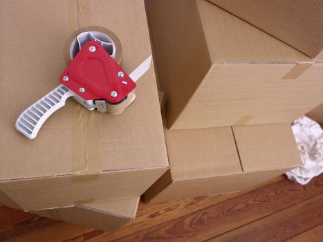 Loading a moving truck in Wennington