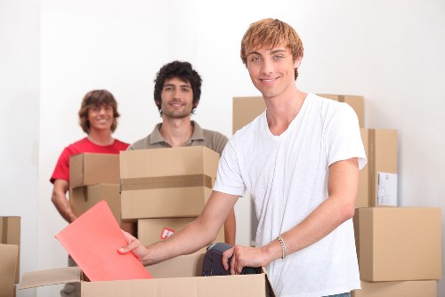 Specialized moving equipment for office removals